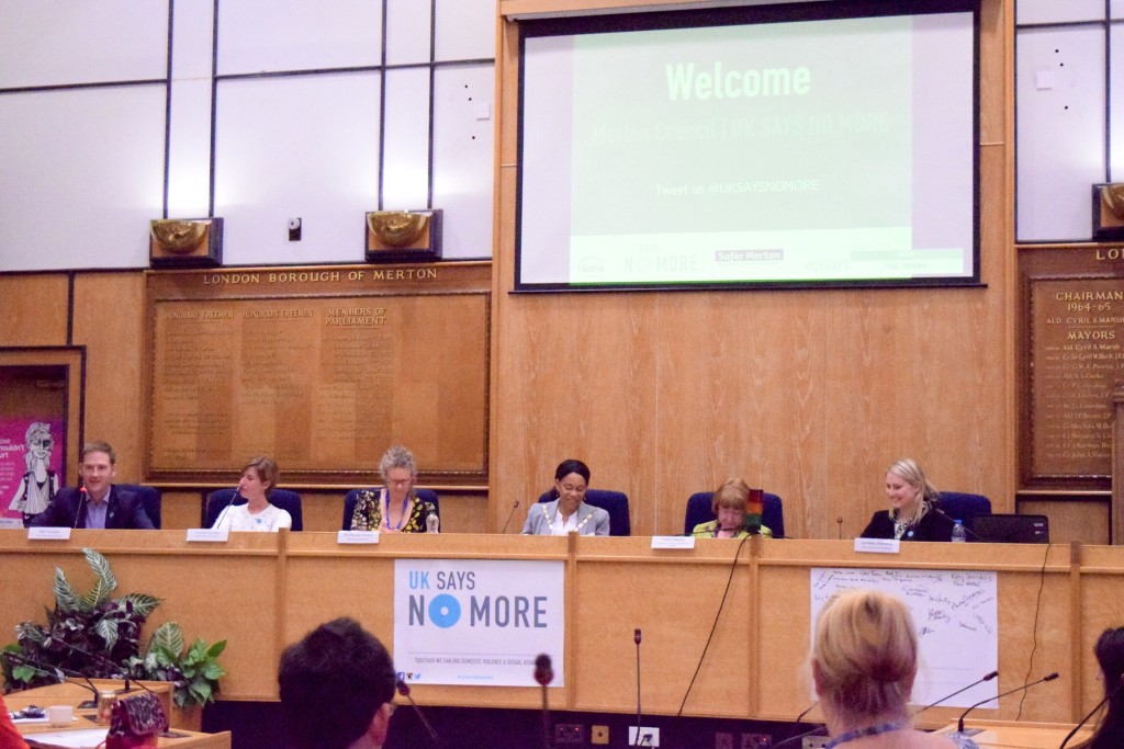 Merton Council's UK SAYS NO MORE Launch Event