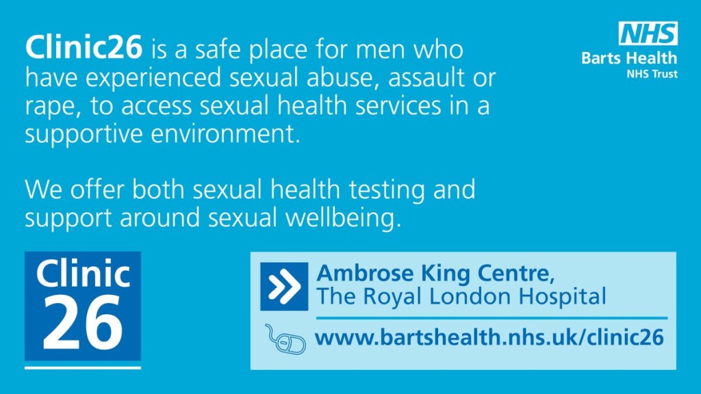 Survivors UK launch first clinic for sexually abused men